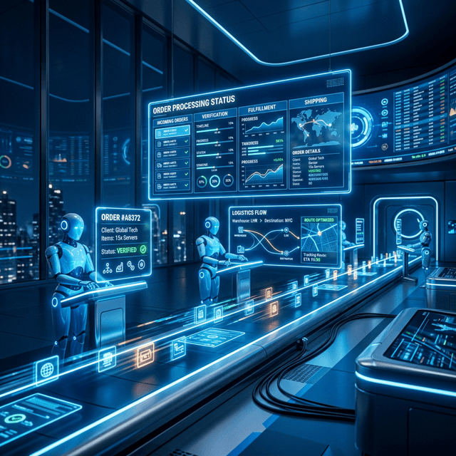 Improving Manual Order Processing with AI Agents